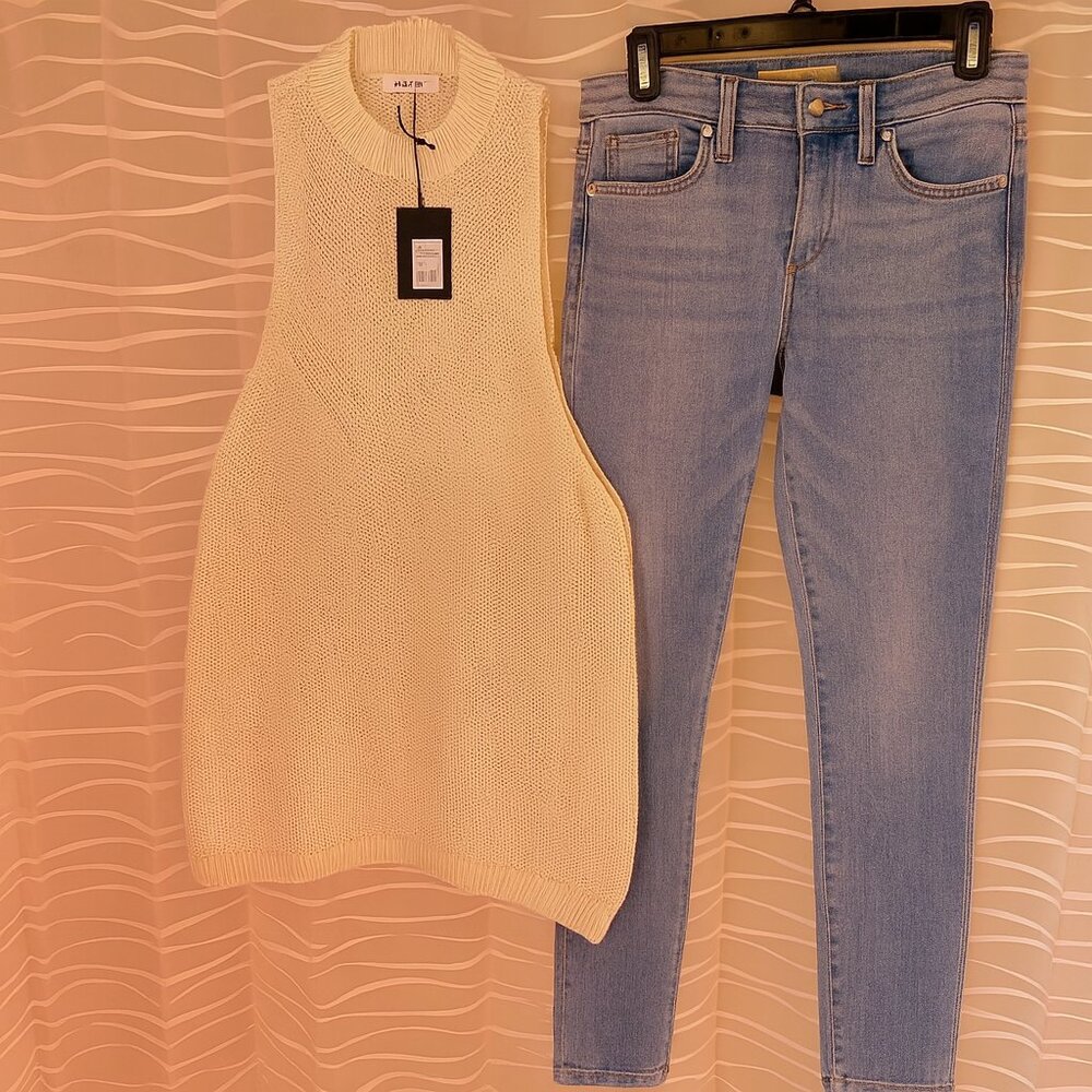 Joe’s Jeans & Sweater Tank Bundle – Size 27 & L – NWT